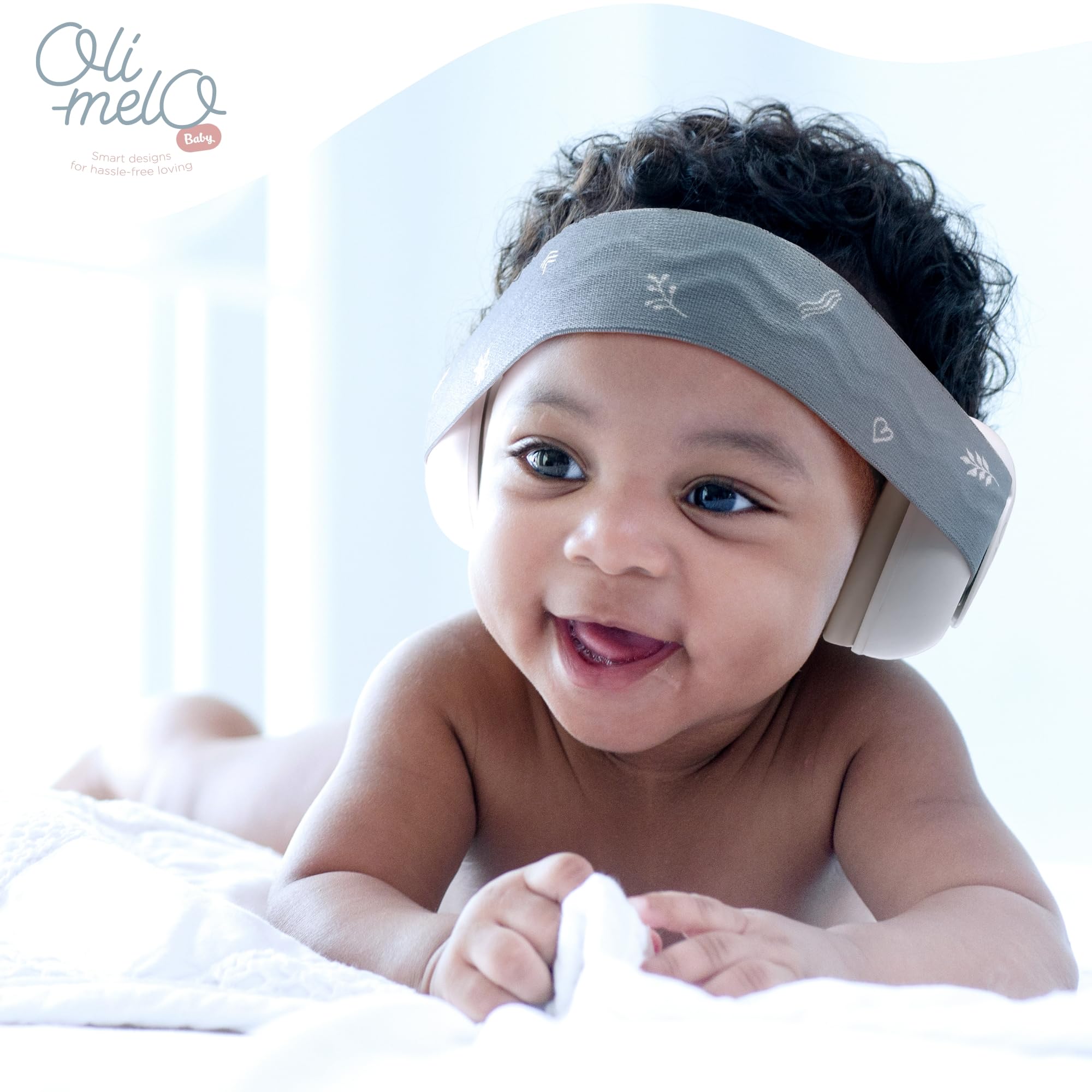 Casque Anti Bruit Bébé : Protection Auditive, Amélioration du Sommeil, Avion - Certifié CE - Bandeaux Antidérapants - Protège les Oreilles jusqu'à 34 dB - Nourrisson, Enfant jusqu'à 36 Mois