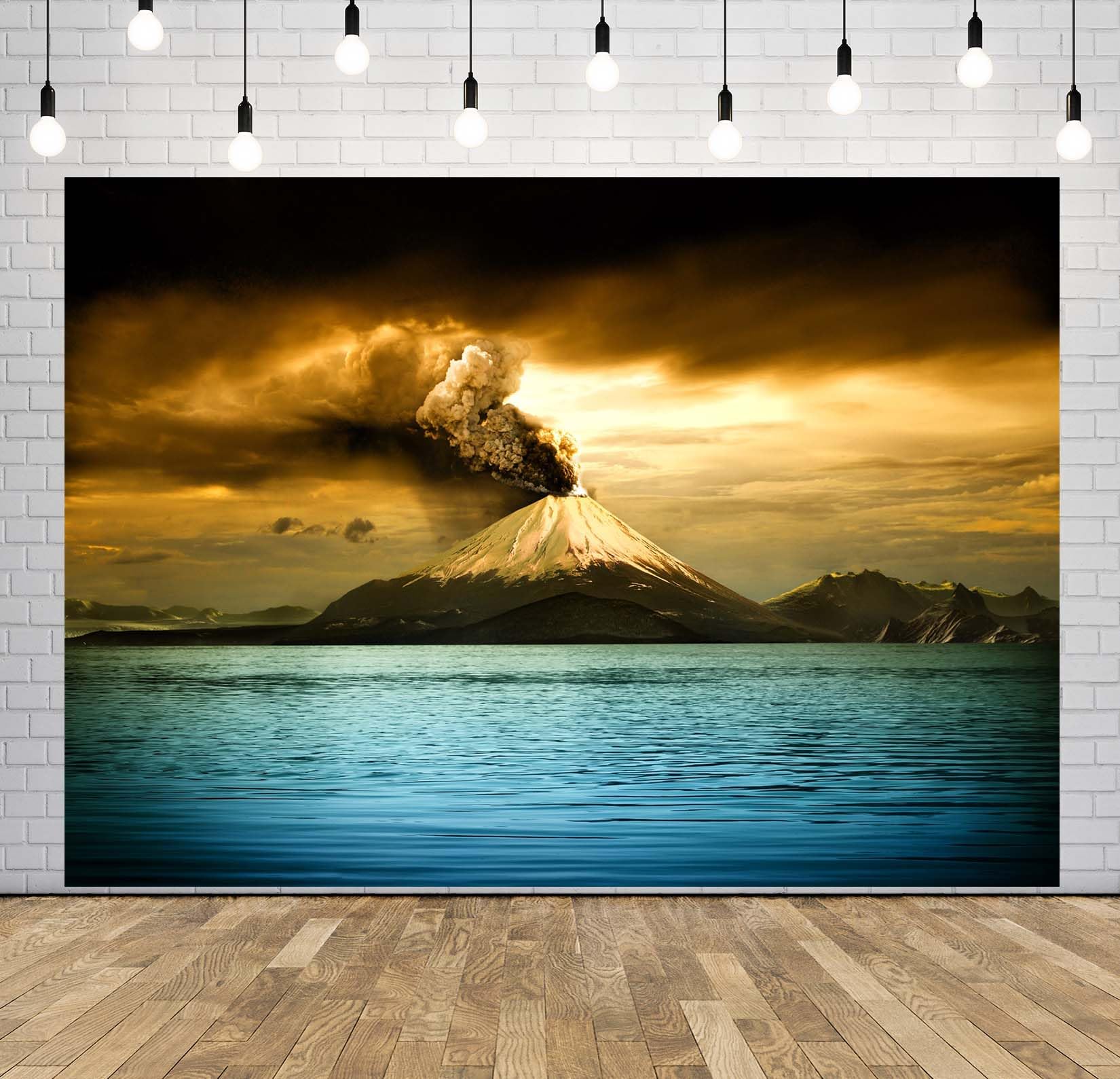 Flow Drops Volcanic Eruption And Lava Active Volcano Digital Art ...