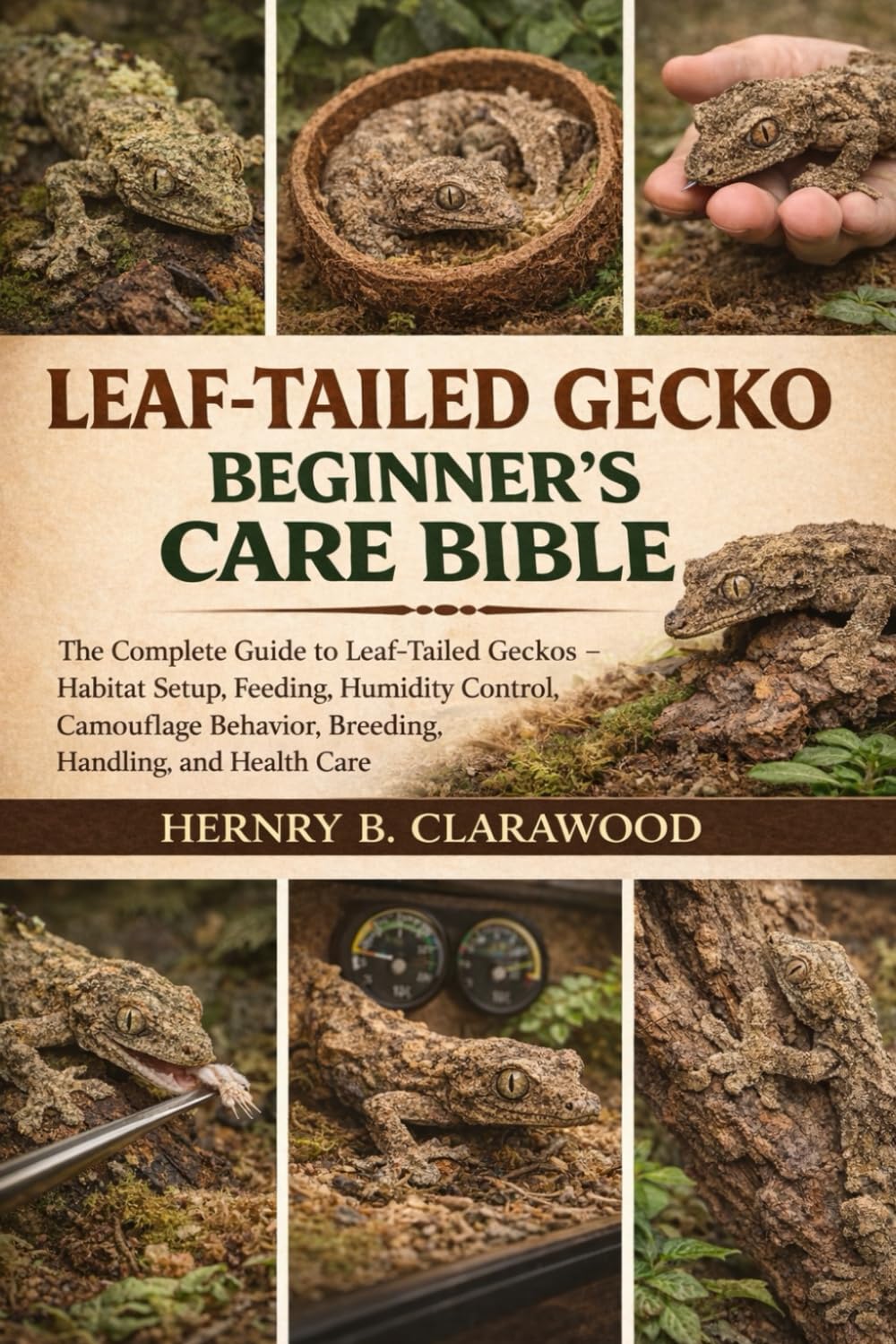Independently Published Leaf Tailed Gecko Beginner’s Care Bible: The Complete Guide To Leaf-Tailed Geckos – Habitat Setup, Feeding, Humidity Control, Camouflage Behavior, Breeding, Handling, And Health Care