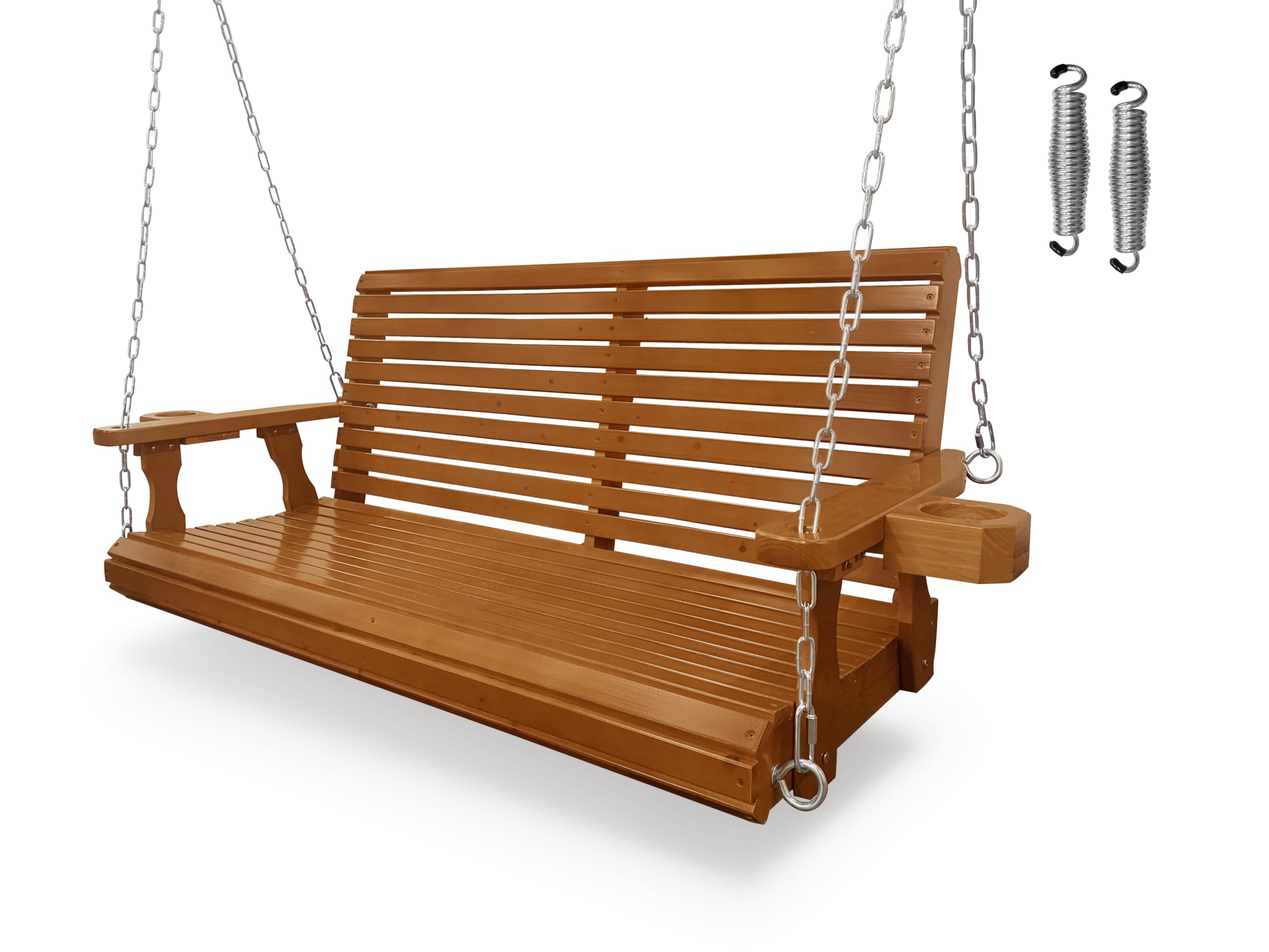 Fortune Candy Wooden Porch Swing