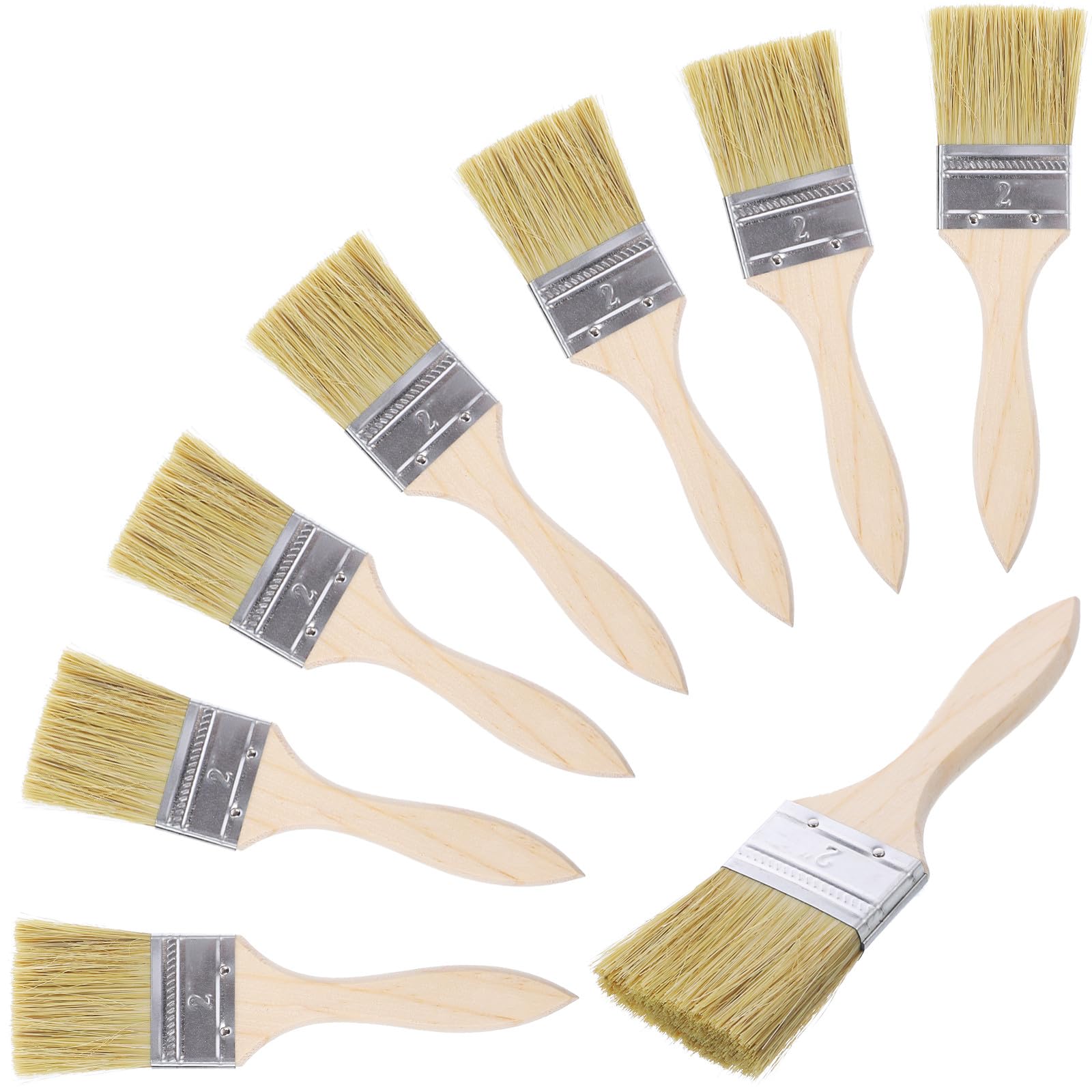 Pinceles de cerdas de alta precisión con mango ergonómico de madera pack de 23