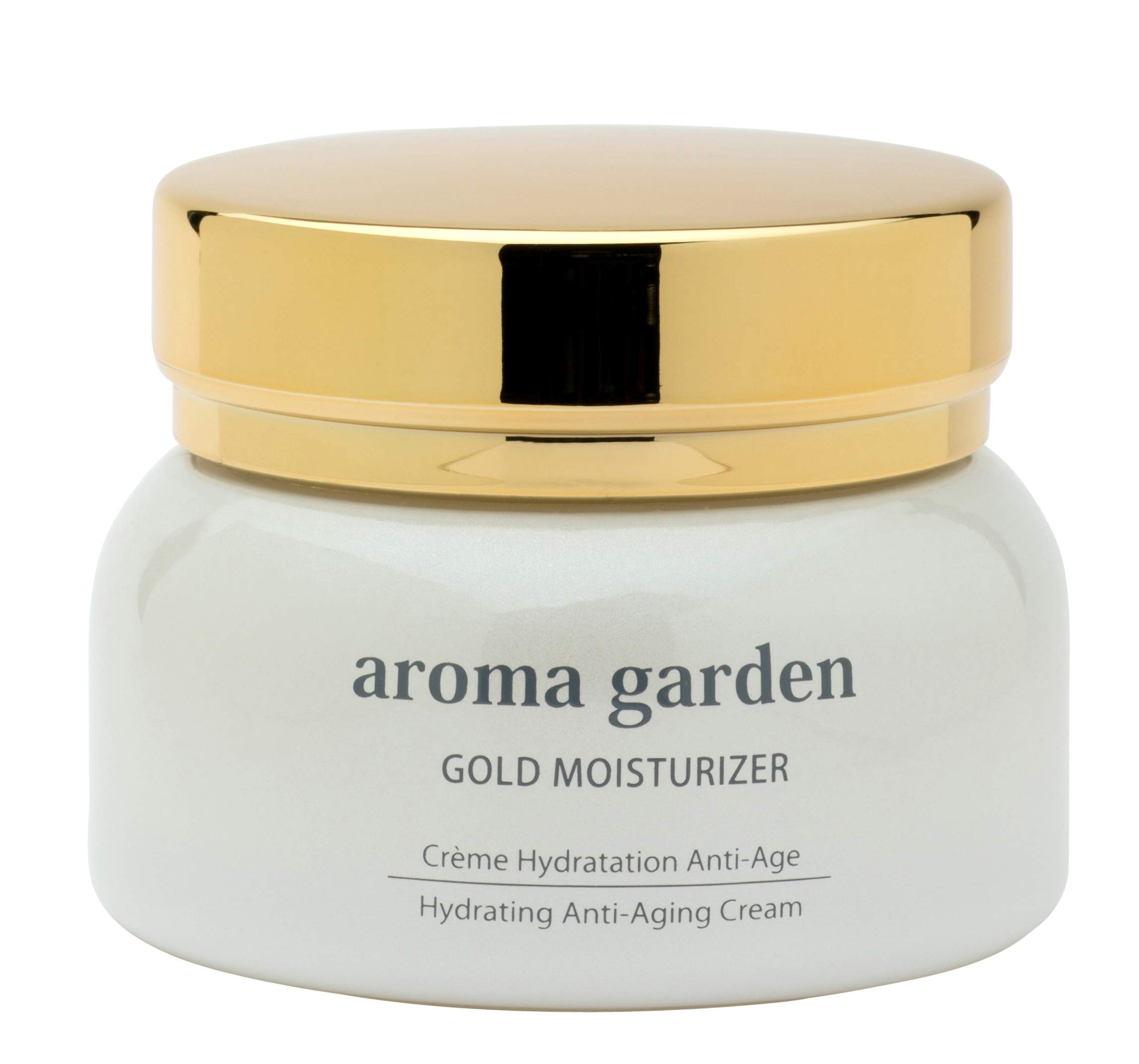 Crema hidratante de oro de 24 quilates contra la piel seca y las arrugas – Crema Bio con oro, ácido hialurónico, aceite de argán e inmortelle – Revitalizada con 80 nutrientes 50 ml…