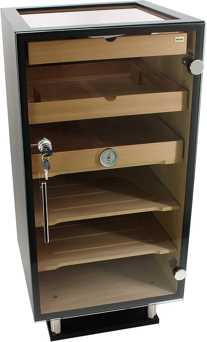 adorini Humidor Prato Glass Top Deluxe Amazon.it Salute e cura della