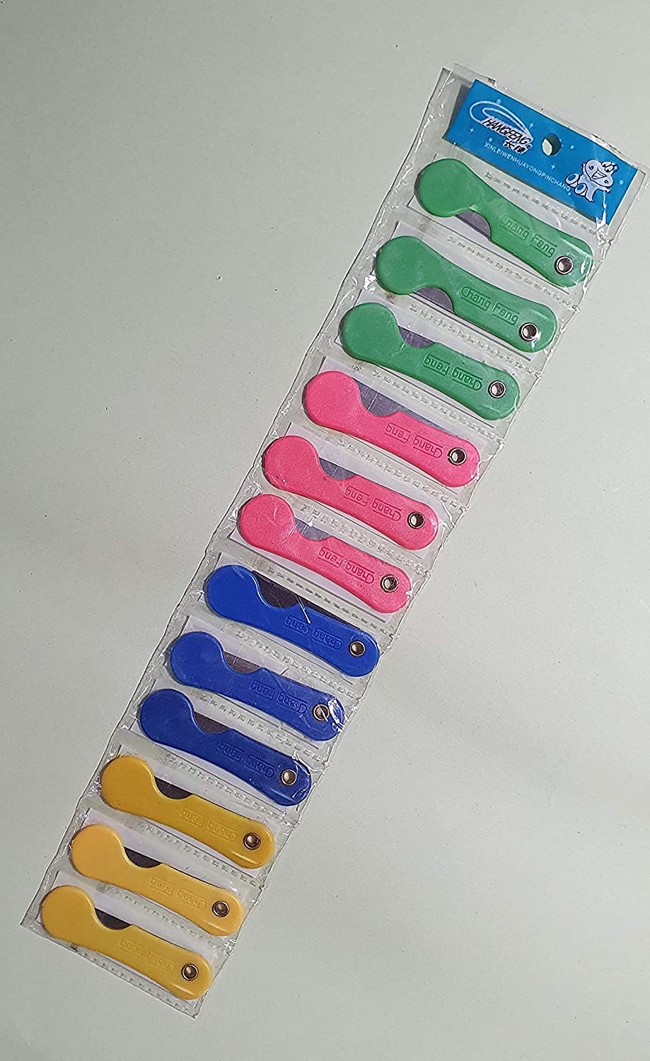 CYSQO Multi Color Utility Knife(Pack of 24) (Multicolor) | Steel Mini Paper Blade Cutter | Student Paper Cutter Knife | Stationery Knife Use Keep in Pocket handbag purse