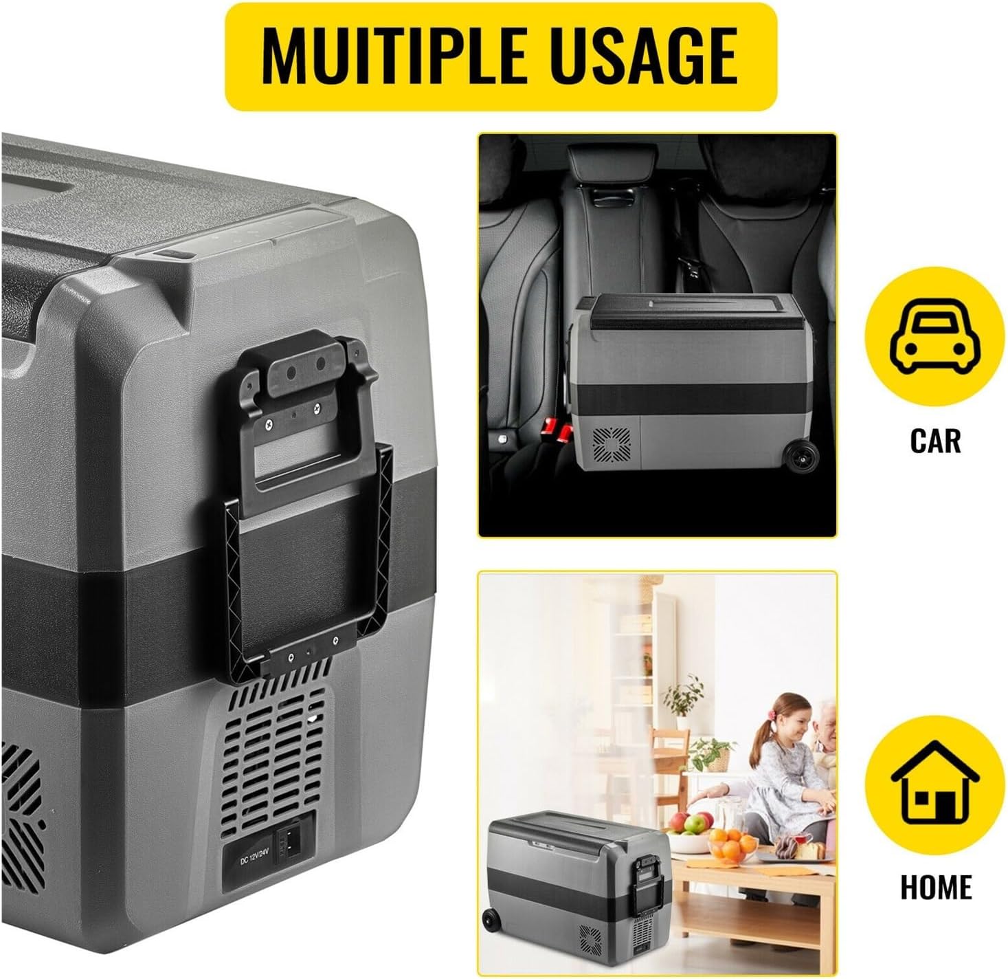 BougeRV ポータブル冷蔵庫　50L BougeRV CRD2ポータブル冷蔵庫 50L│デュアルゾーン・個別制御可能