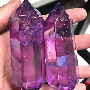 チャネリング✨　パープル　オーラ水晶　クリスタル　クラスター　原石 チャネリング✨ パープル オーラ水晶 クリスタル クラスター 原石