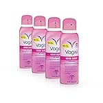 Vagisil Odor Block Dry Wash Spray for Feminine Hygiene, Gynecologist Tested, Hypoallergenic, 2.6 Ounces (Pack of 4)