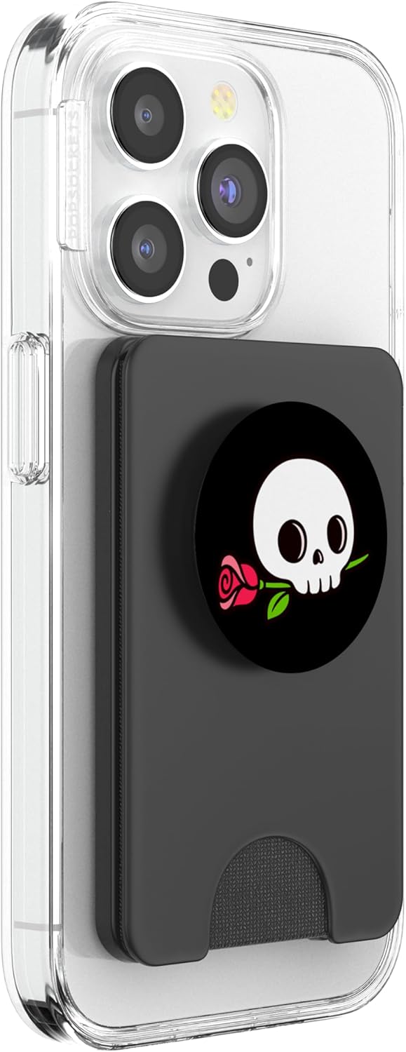 PopSockets Skull & Goth Phone Grip & Stand - Skull Cutie PopSockets PopWallet for MagSafe