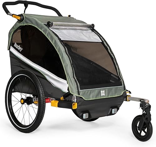 Burley DLite X, 1 and 2 Seat Kid Bike Trailer & Stroller