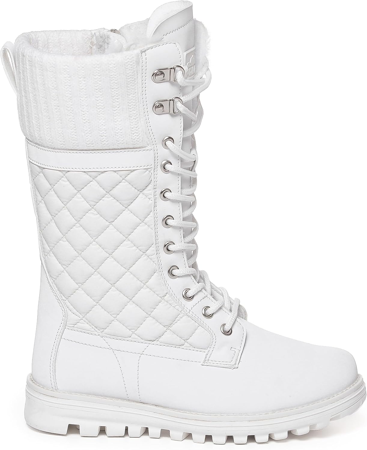 POLAR Womens Faux Fur Warm Thermal Waterproof Outdoor Walking Snow Winter Rubber Sole Calf Boots - Image 3