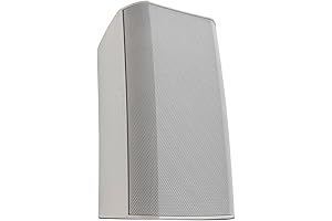 QSC AD-S8T Surface-Mount Speaker - White - Faithful Audio Reproduction with Unrivaled Clarity