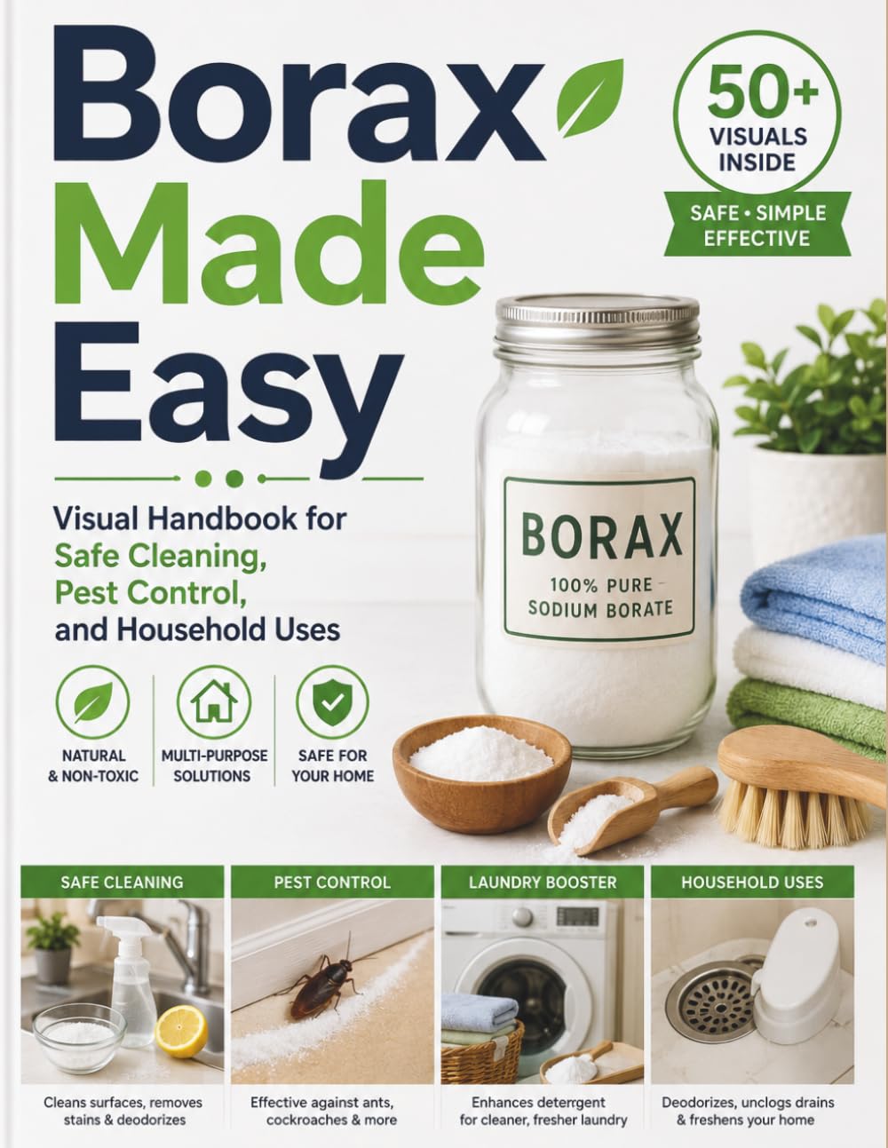 Borax Made Easy: Visual Handbook for Safe Cleaning, Pest Control, and Household Uses