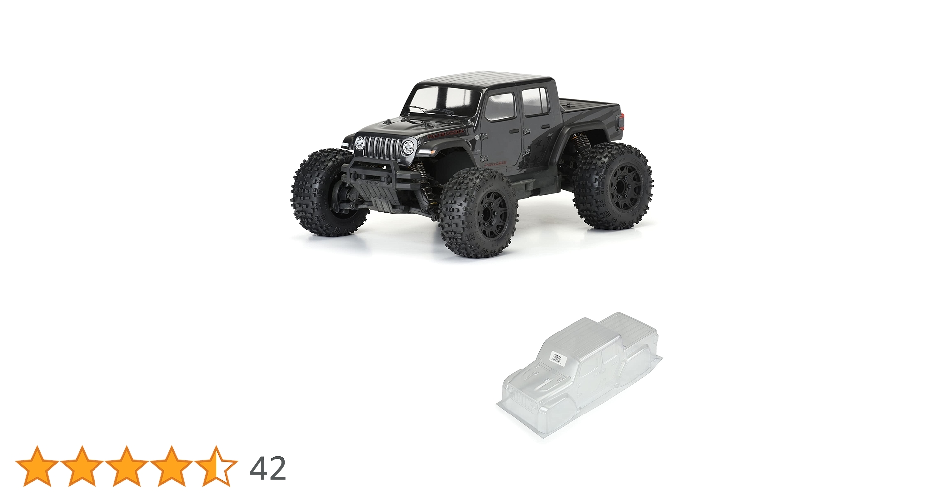 1/10スケール　ジープグラディエーター　ルビコンスケールクローラーラジコン Amazon.co.jp: Pro-Line Racing 1/10 ジープ グラディエーター