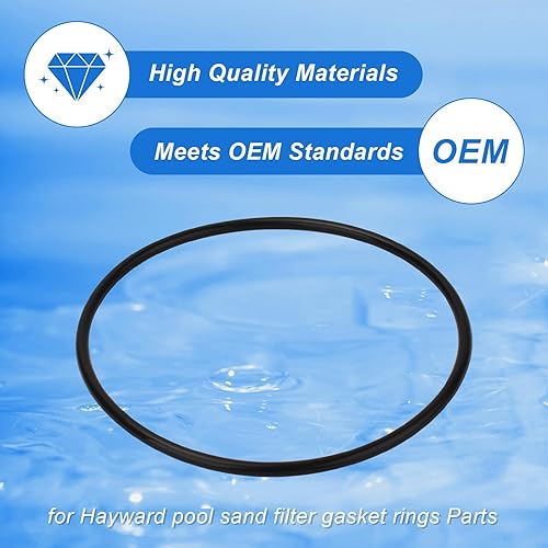 Miniatura 4 de SPX0714L Reemplazo para válvulas multipuerto Hayward y sistemas de filtro de arena Junta tórica, para modelos de válvula Hayward Vari-Flo XL SP0714T