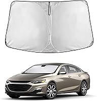 Vista 195 de EcoNour Parasol para Subaru Crosstrek 2013-2015 2016 2017, visera solar para parabrisas delantero y ventana, bloqueador de calor UV y protector