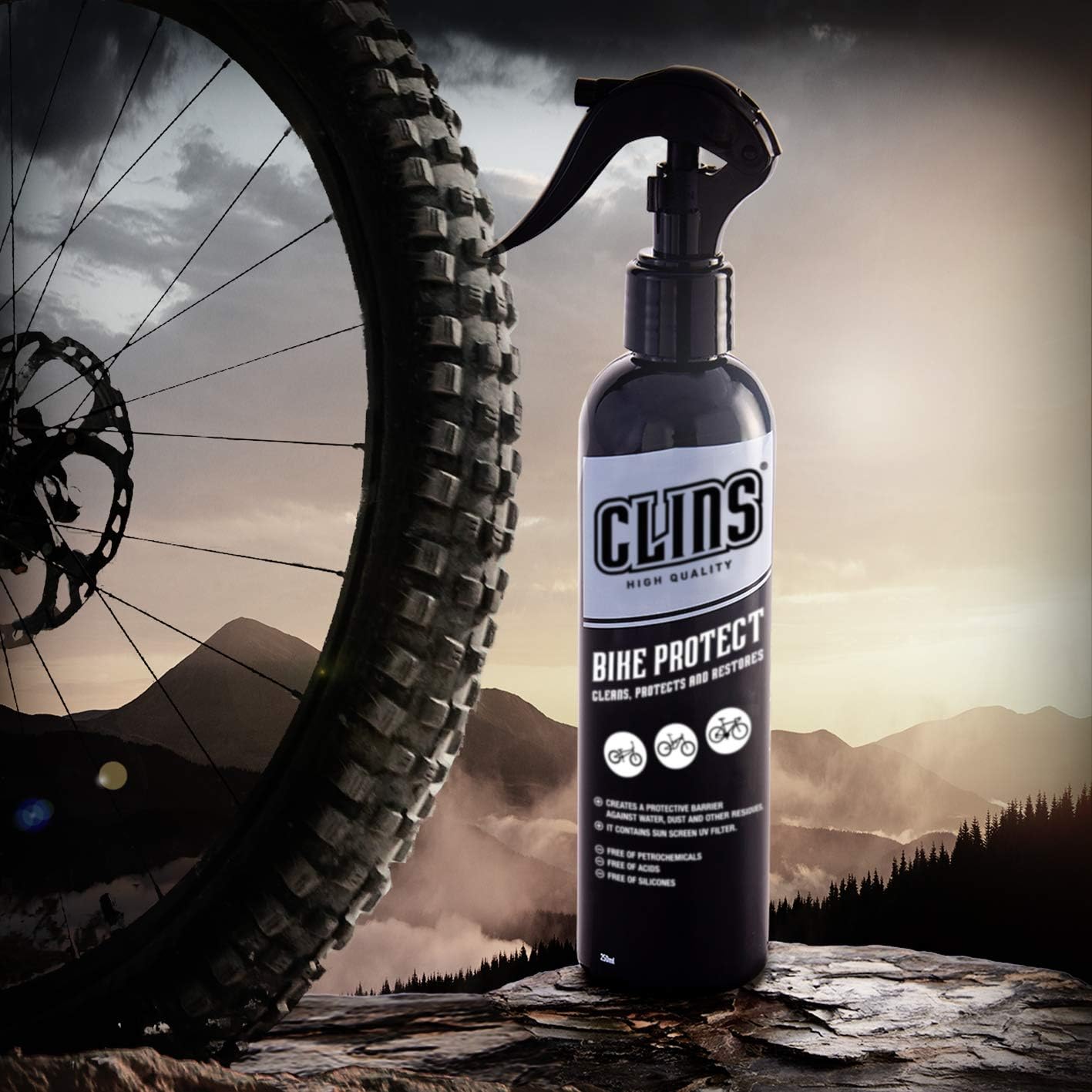 CLEANING KIT 3 CLINS (DEGREASER + BIKE PROTECT + DRY WASH)