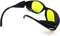 Vista 6 de MCWlaser Gafas de seguridad láser para 190-440 y 780-900nm, 900-1100nm, 10600nm típico para 355nm 405nm 808nm 980nm 1064nm 10600nm EP-17 estilo 2