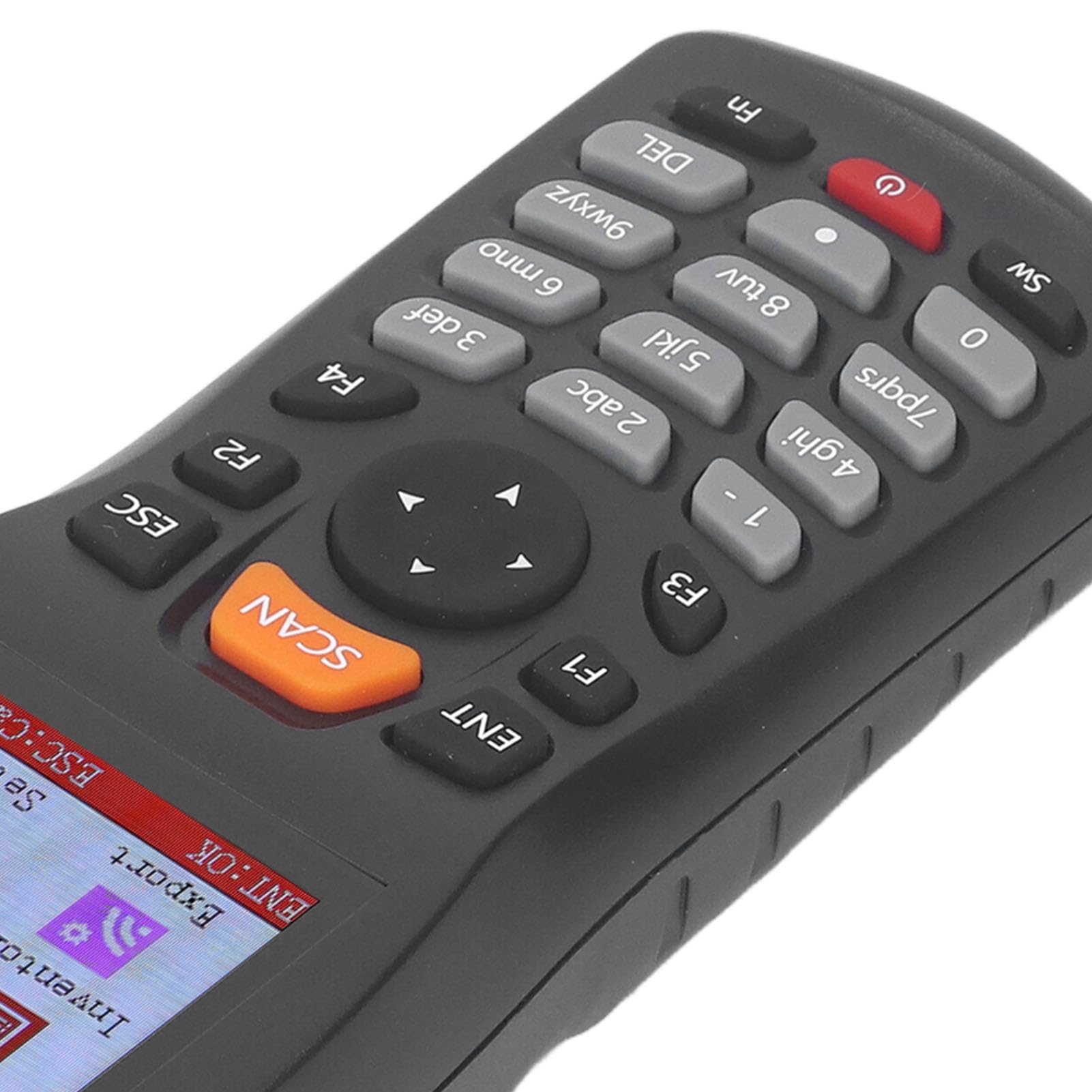 Lector de Códigos de Barras Inalámbrico Duradero con CCD de Largo Alcance y Pantalla de 2,2 Pulgadas para Recuento de Inventario y Registro de Datos