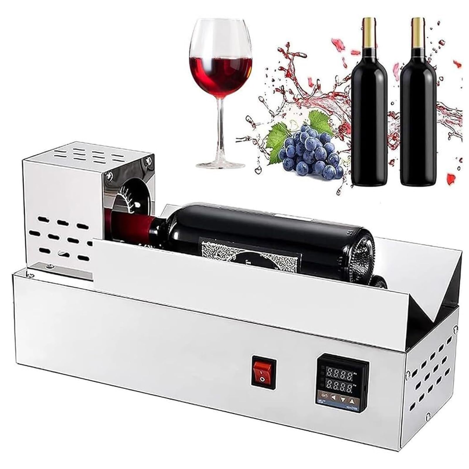WIANQIAN Wine Bottle Cap Heat Shrink Machine with V-Shaped Bottle Support