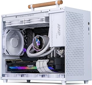 XIXIAN Computer Case,Portable Computer Case Cold Rolled Shell PC Gaming Case Desktop PC Case 360mm Graphics Card ITX MATX Motherboard ATX Power Supply