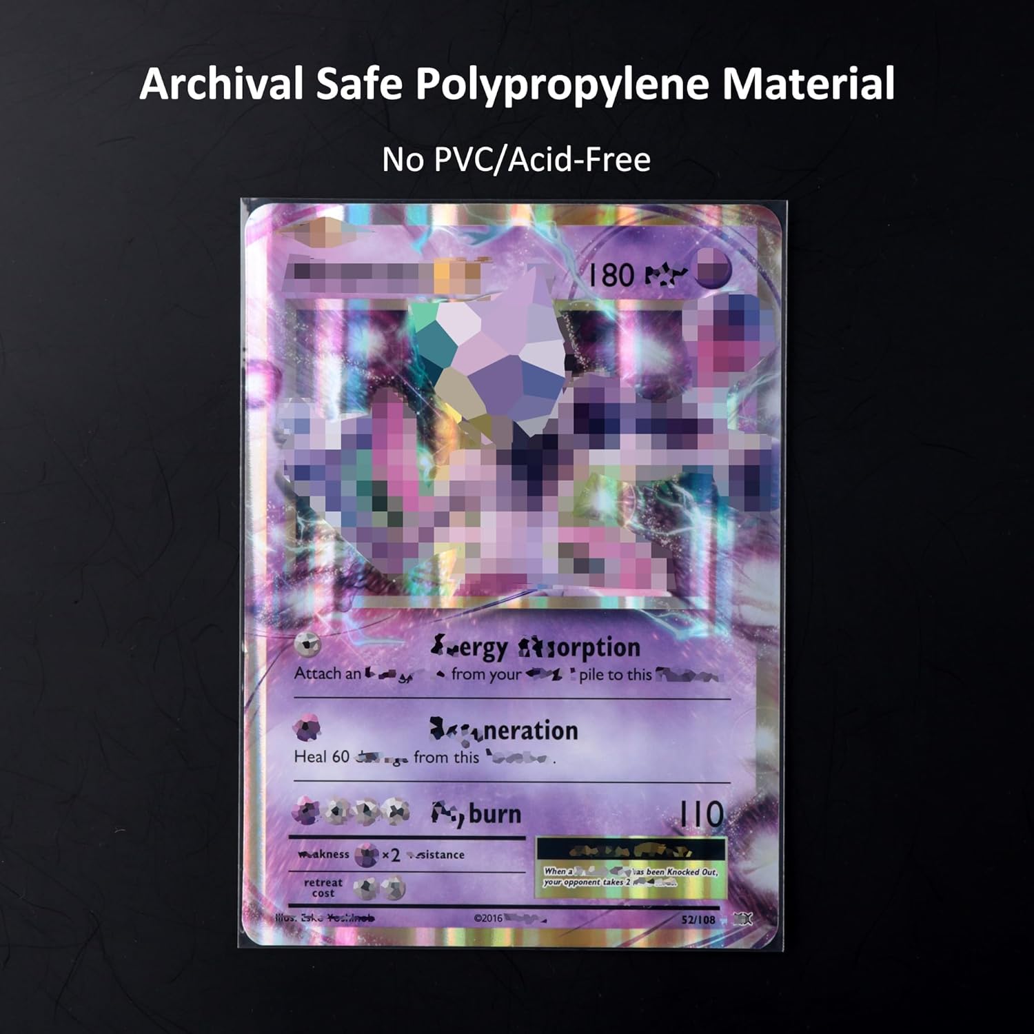 Precise 5.7″ × 7.9″ XL fit Fully Seals Oversized Cards Without Slippage