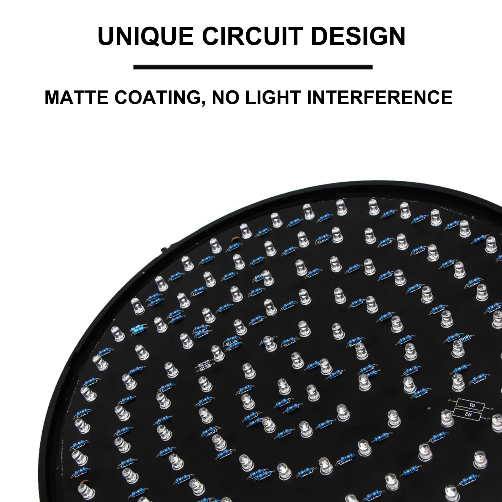 Światła LED, światło stopu i ścieżki czerwono-zielonej, znak drogowy 200 mm z osłoną przeciwsłoneczną, wytrzymały materiał PC, idealny do bezpieczeństwa, robót drogowych i stref SCO