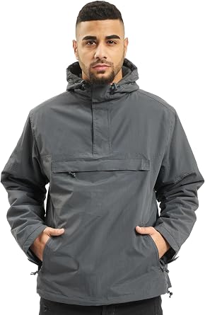 Brandit Mens Windbreaker Anthracite Jacket