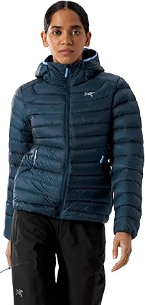 Arc'teryx Cerium Hoody Women's | Warm Versatile Lightweight Down Hoody | Nightscape/Glacial, Large