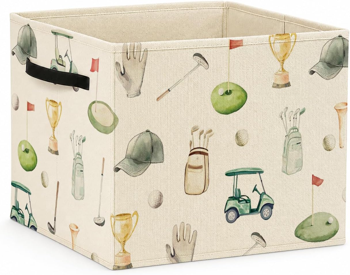 Golf Lover Gifts Storage Basket with Handles