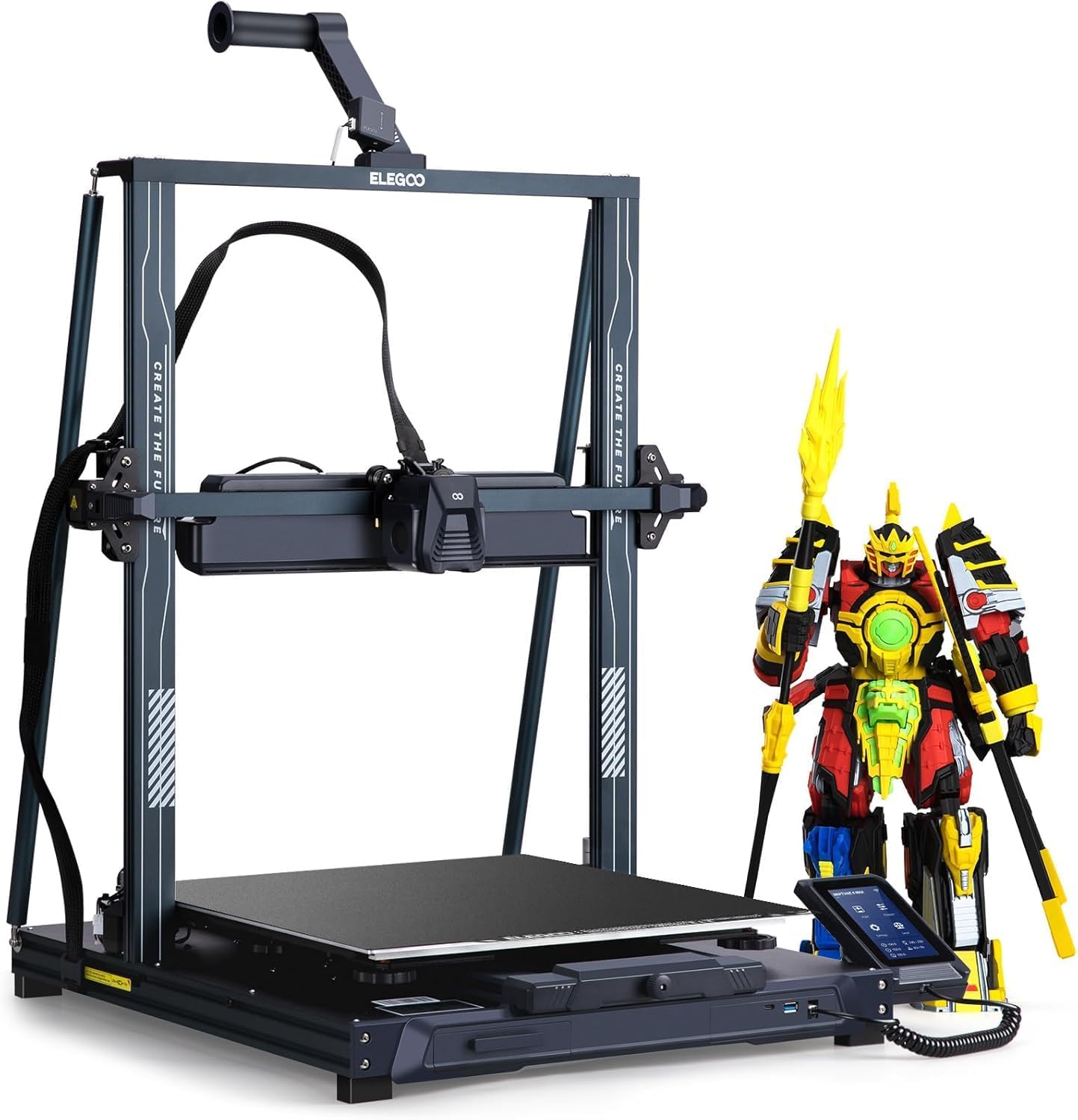ELEGOO Neptune 4 Max 3D Printer with Extra-Large Build Volume, High-Speed Printing up to 500mm/s, Direct Drive Extruder, Auto Bed Leveling, Silent Operation, and Precision FDM Printing for Hobbyists-image-4