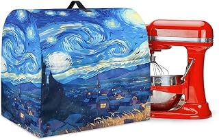 Starry Night Stand Mixer Covers Kitchen Appliance Dust Covers Decoration Kitchen Aid Mixer Covers 4.5-5 Quart Kitchen Aid Stand Mixer Dust Proof Cover Blue