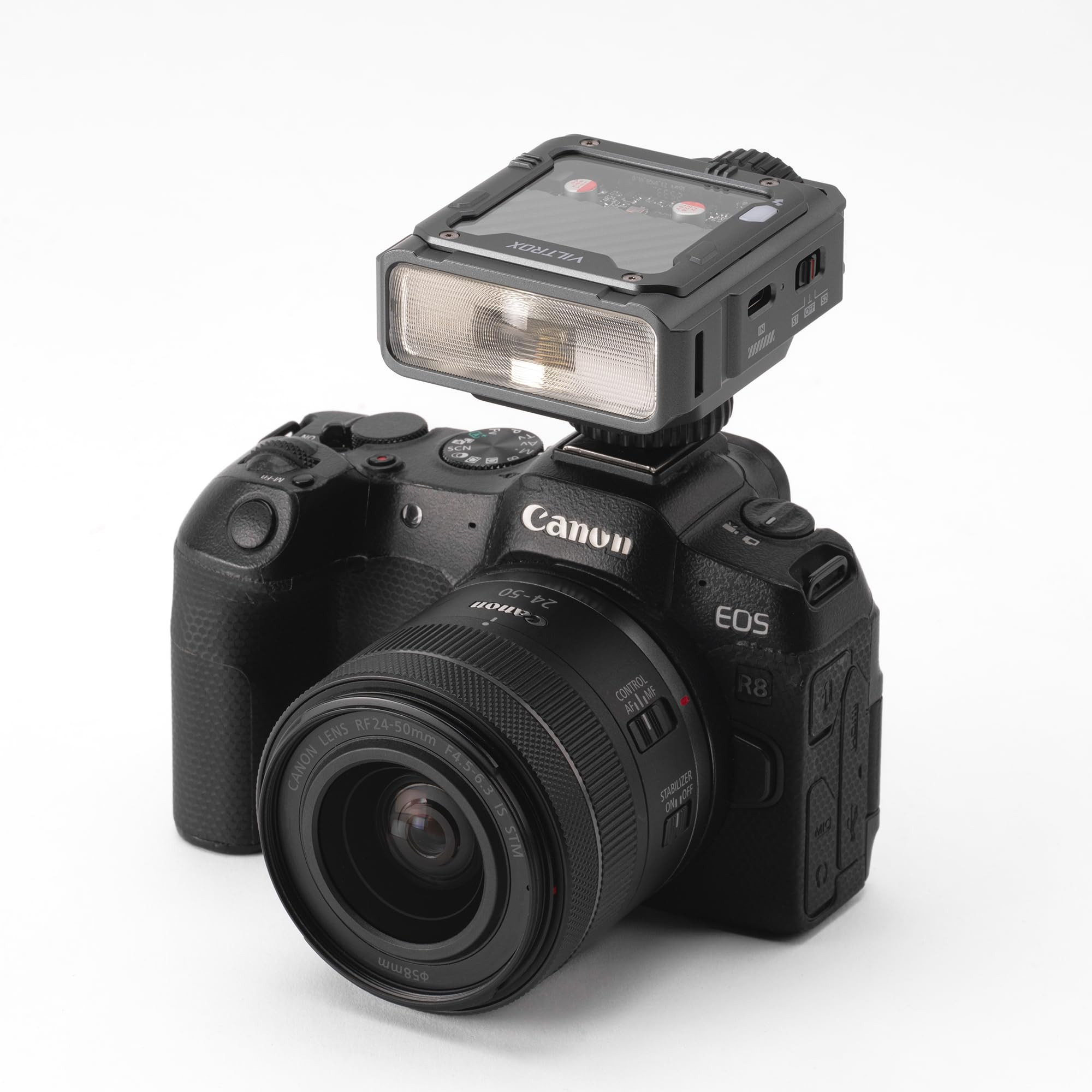 VILTROX Spark Z3 TTL Mini flash de cámara para Canon, linterna pequeña de 6500 K de alta potencia GN16 flash con tiempo de reciclaje ultrarrápido de 0,1 a 1 s, TTL Auto con control de alimentación