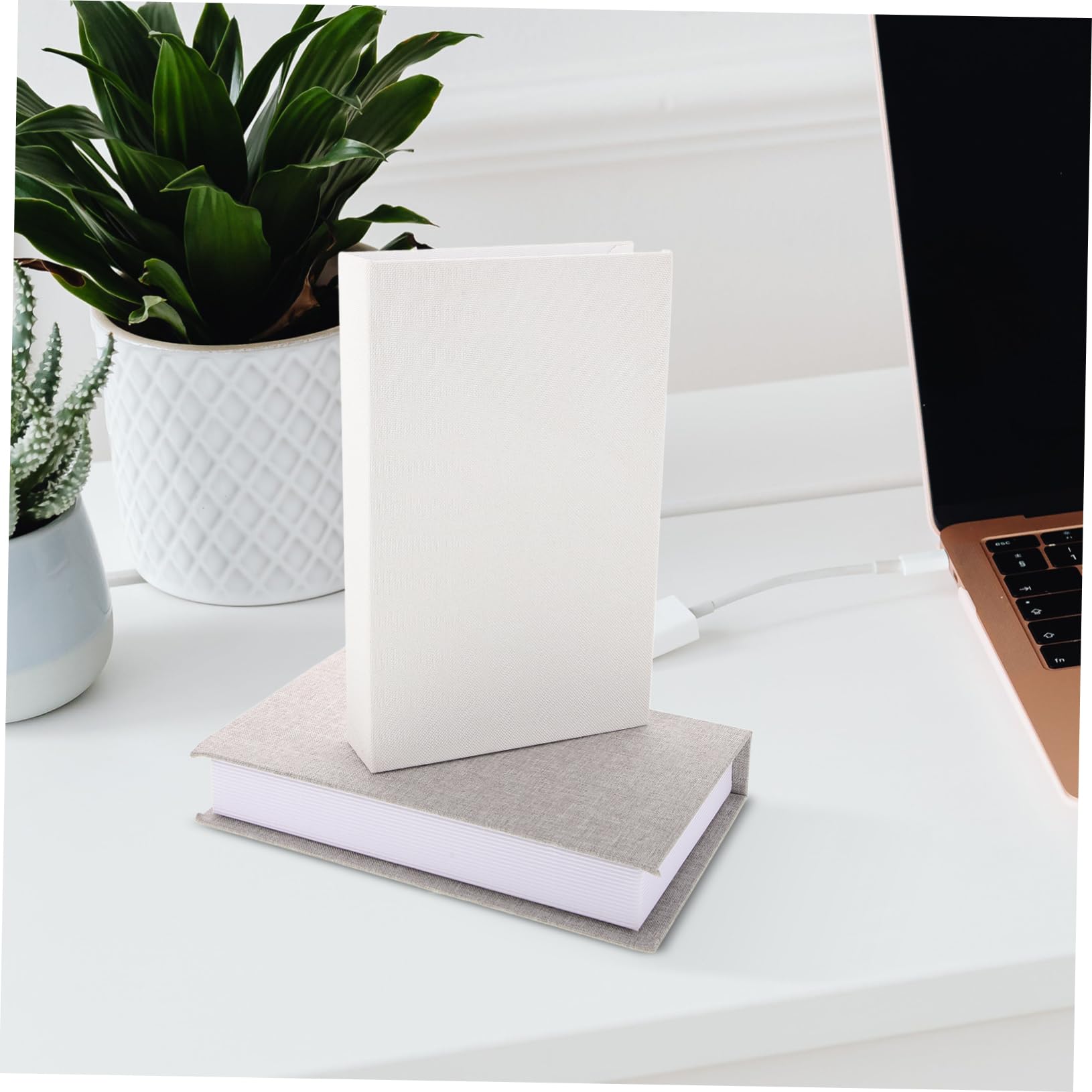 HOOTNEE Set of 2 Fake Books Bookshelf Decor for Coffee Table Simulated Book Models Home Decor Bookshelf Ornament