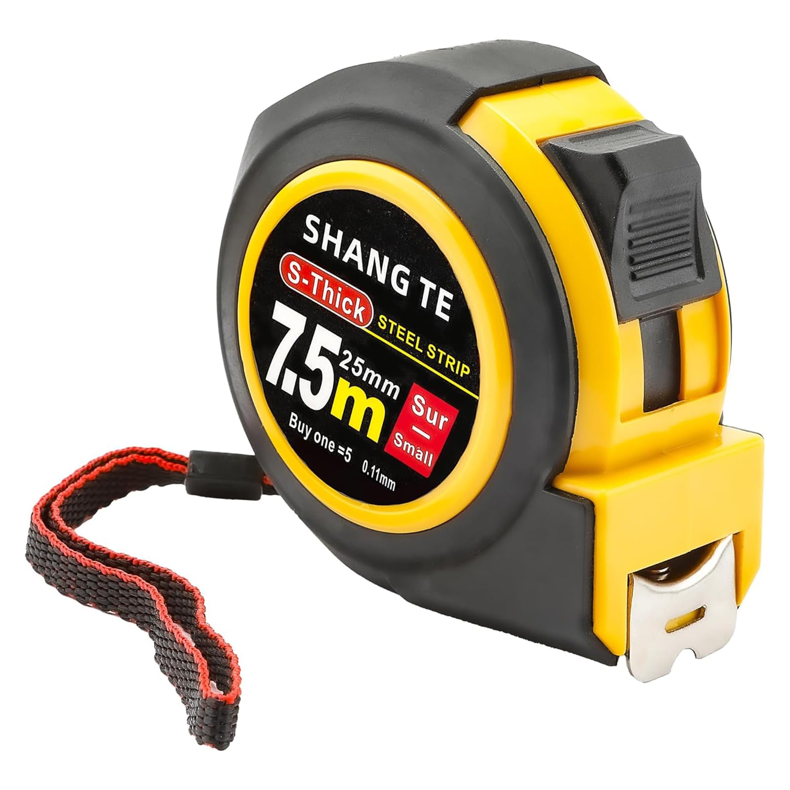 Joyzzz Tape Measure, 7.5m/25' X 25mm Measurement Tape, Small Tape Measure with Metric/Imperial, Pocket Tape Measure with Retractable Measure for Electricians Carpenter Surveyors Engineers