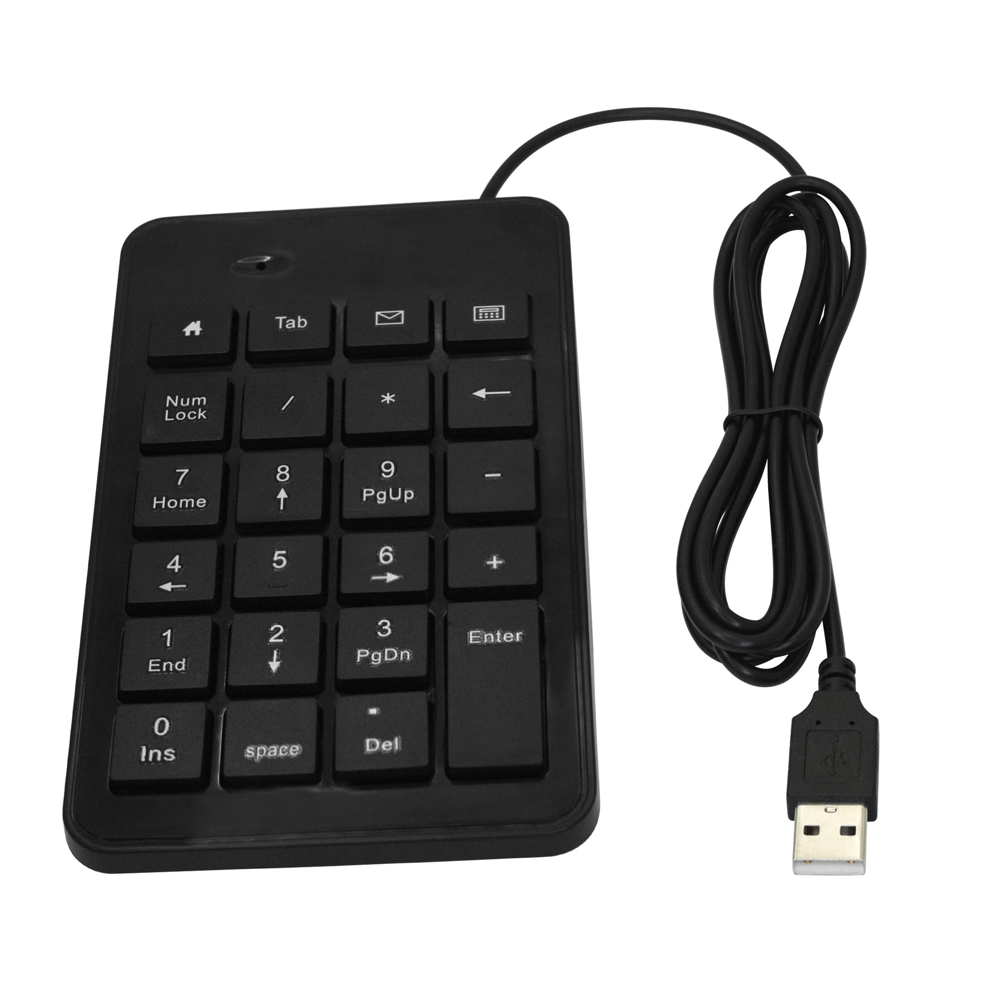 Numeric Keypad with 5ft USB Cable, 23 Keys Multifunctional Numeric Keypad, for Accounting, Finance, Supermarkets, Banking etc.