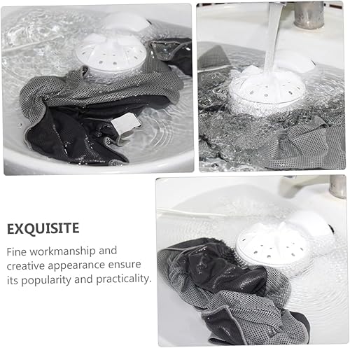 Miniatura 6 de POPETPOP Lavadora portátil de viaje mini lavadora con USB para una fácil limpieza a mano de ropa interior calcetines para casas rodantes