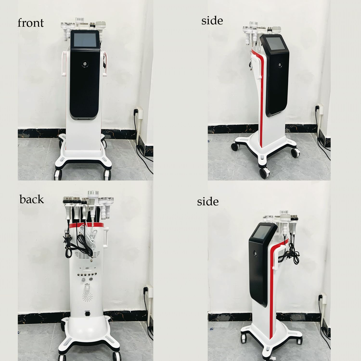 Apparecchiatura multifunzione 10 in 1 per la cura della persona, con 9 maniglie, dispositivo professionale di bellezza per casa, salone e studio
