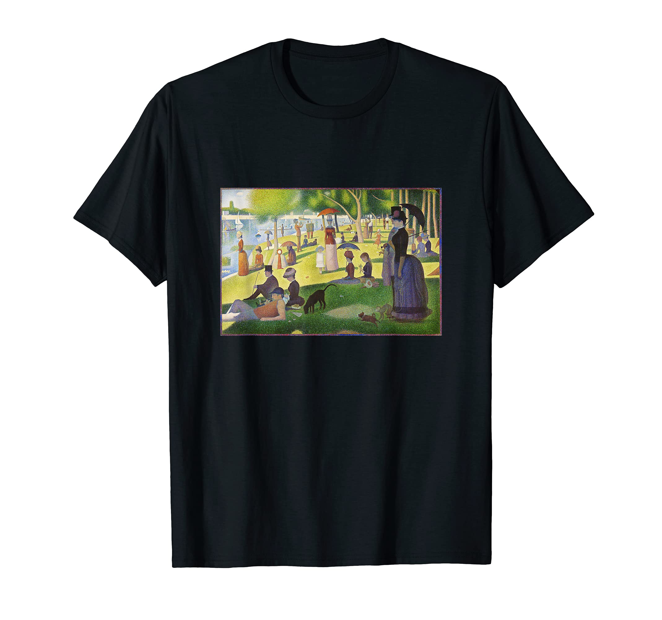 Amazon | ジョルジュ スーラ 面白いtシャツ アート 印象派 絵画 メンズ 