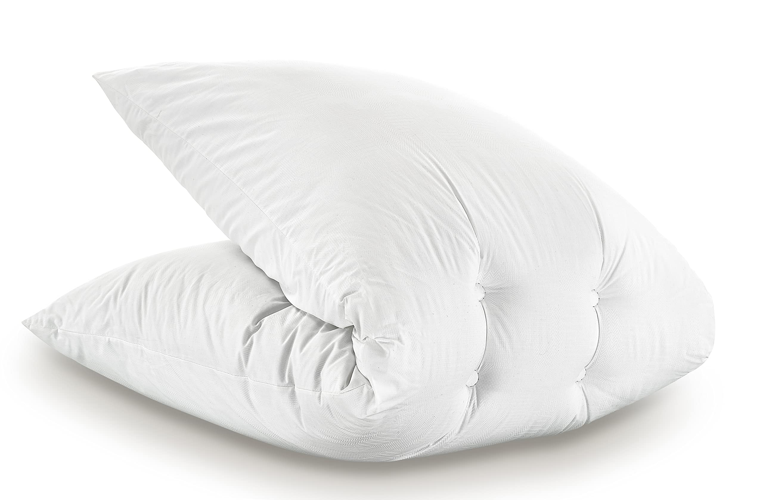 Cuscino Ortopedico Cervicale In Cotone Percalle - Antimicrobico, Igroscopico, 45x75x13h Cm, 900g - Foto 12