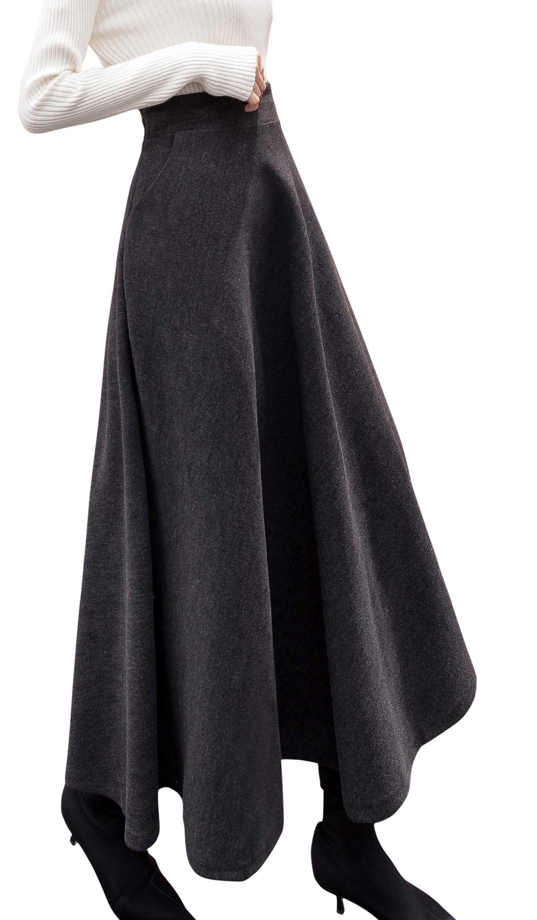 Chouyatou A-Line Maxi Skirt
