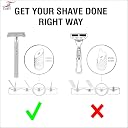 Pearl Shaving Double Edge Butterfly Safety Razor LS-01 (Chrome) made with Brass Metal - Premium Quality Shaving Razor | Classic & Traditional shaving Kit for Men | Premium Blade Razors for Father's Day Gift Option gallery image