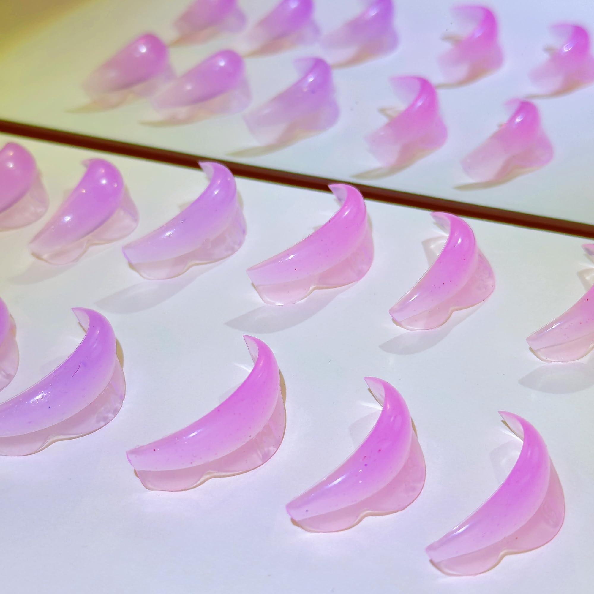 Lash Lift Shields C Curl 5 Size Lifting Pad, Rapid Eyelash Shield Shiny Perm Rods Make Eyes Natural Curl Flexible Pads Extreme Rod 100 Use Elastic