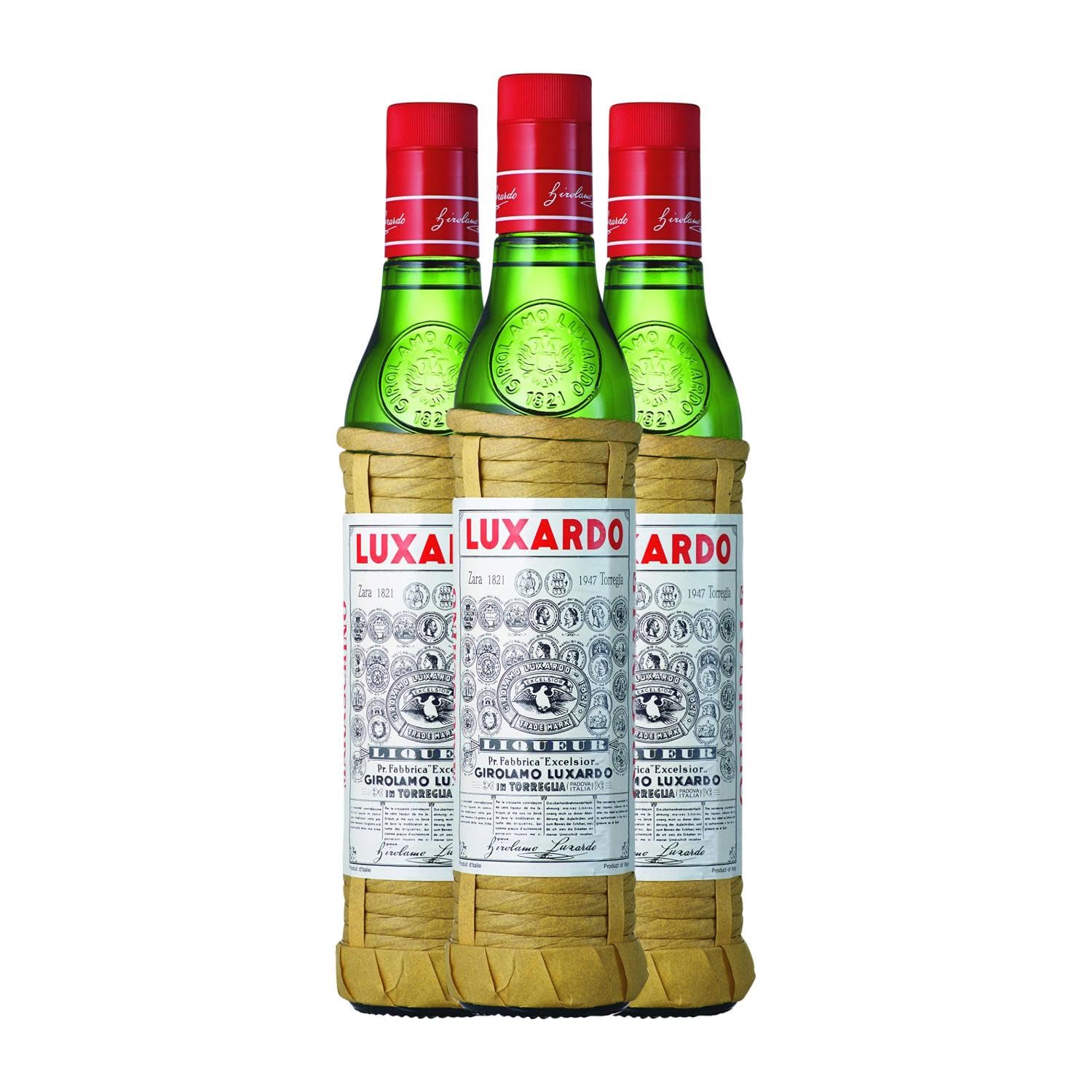 Orujo Luxardo Maraschino Aguardiente 70 cl (Caja de 3 Botellas de 70 cl)