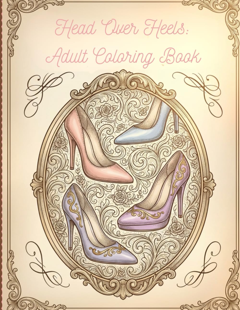 Head Over Heels: Adult Coloring Book