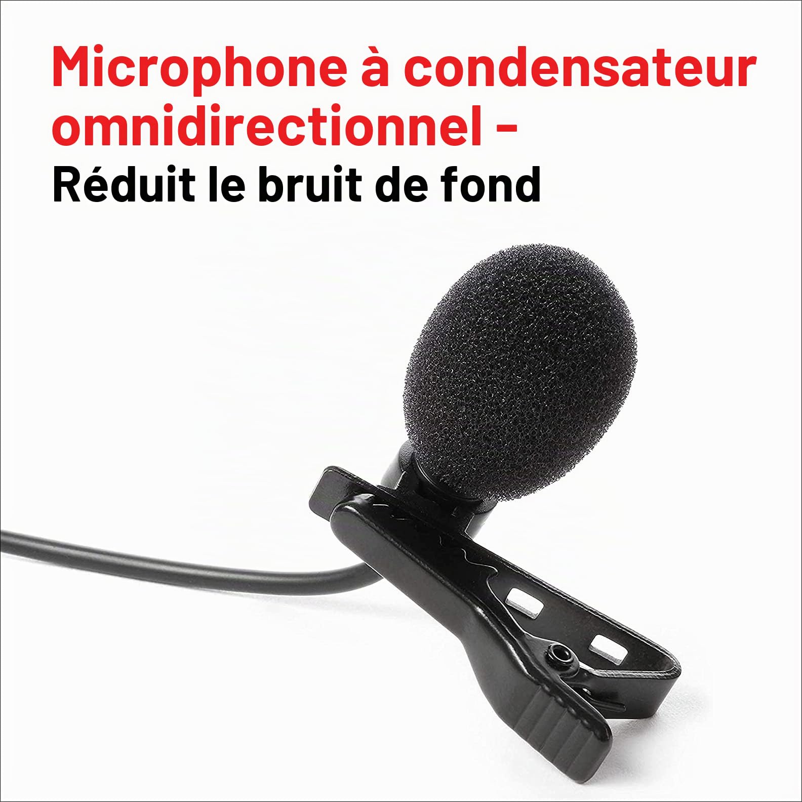 IK Multimedia iRigMicLav Microphone Noir