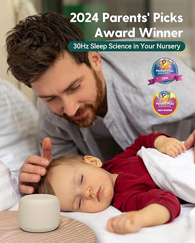 Miniatura 29 de Máquina de Sonido de Ruido Blanco Babelio, Luz Nocturna, Mini y Portátil, 15 Sonidos Sin Bucle, Temporizador, Función de Memoria, para Adultos y 1 -