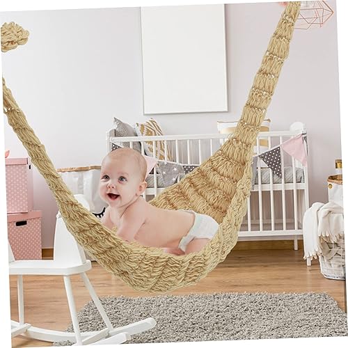 Miniatura 7 de Totority 2pcs Baby Photo Hammock Espesar Baby Khaki Yarn Net Bag