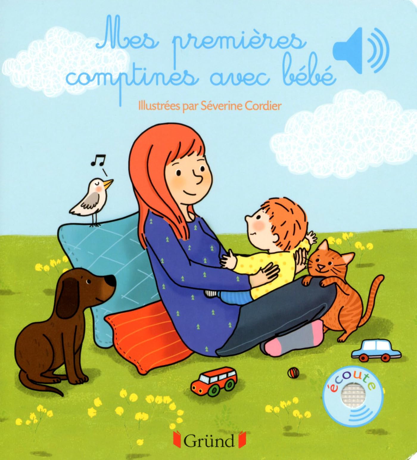 Mes premières comptines avec bébé (Mes premiers livres sonores) (French Edition)