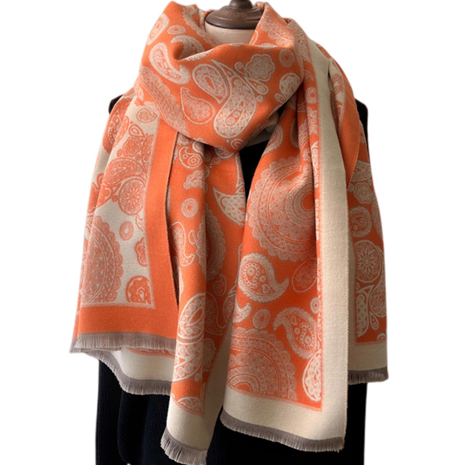 URYYRIT Sciarpa Sciarpa Inverno Inverno da Donna Sciarna Coperta Densa Turbante