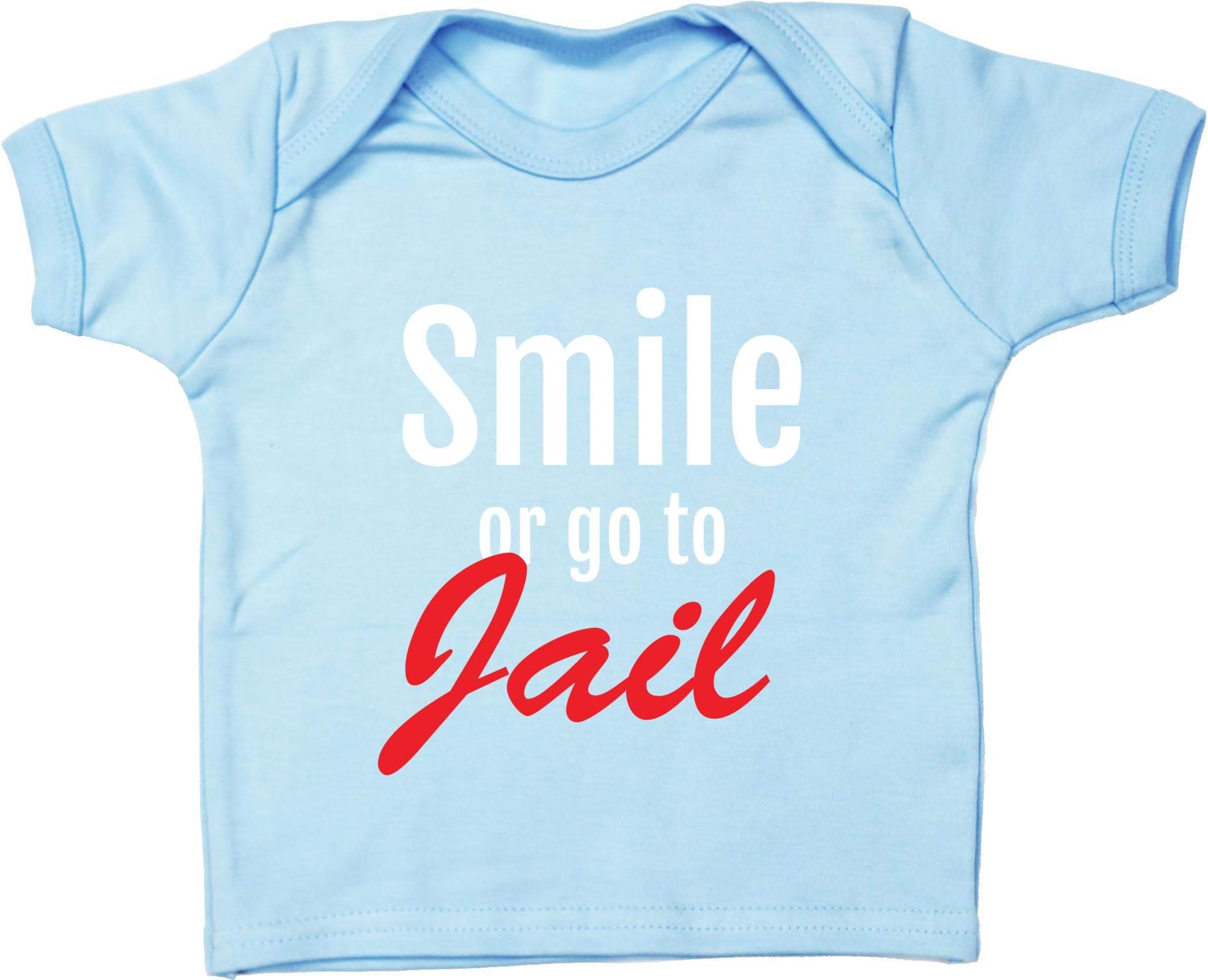 Hippowarehouse Smile Or Go to Jail Baby Unisex t-Shirt Short Sleeve